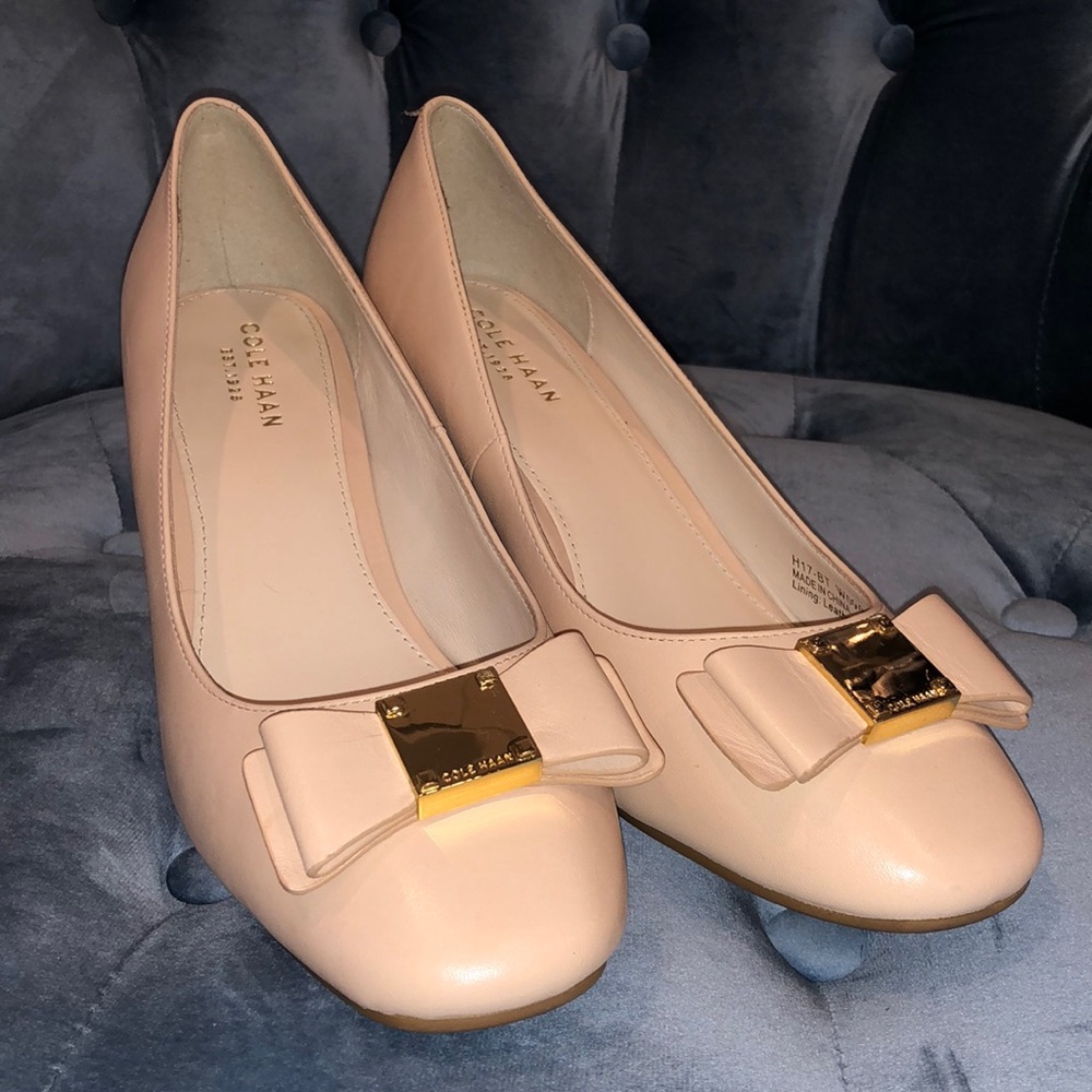 Cole Haan Tali Bow pump pink 6.5 (65mm)